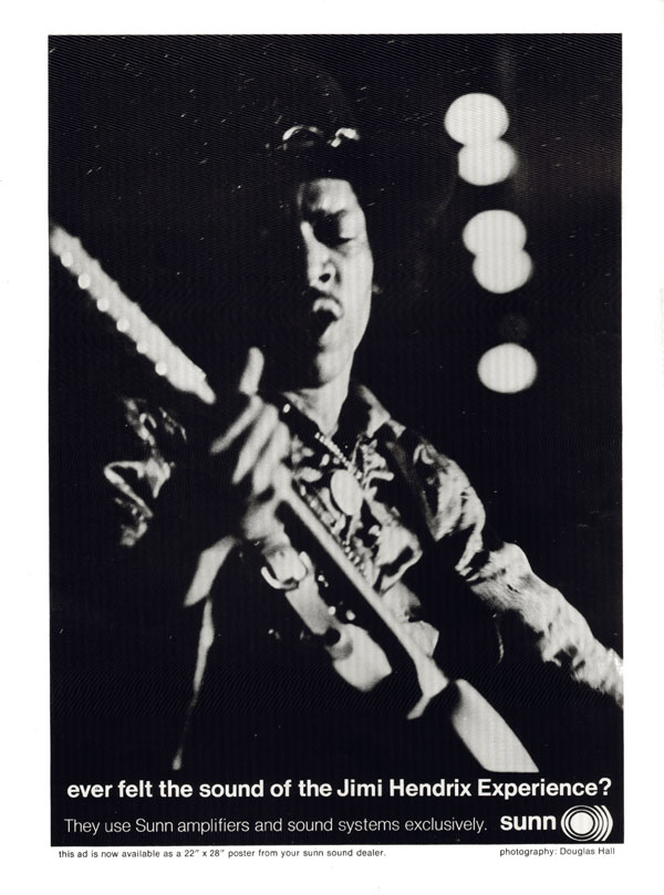Vintage Sunn Amp Print Advertising