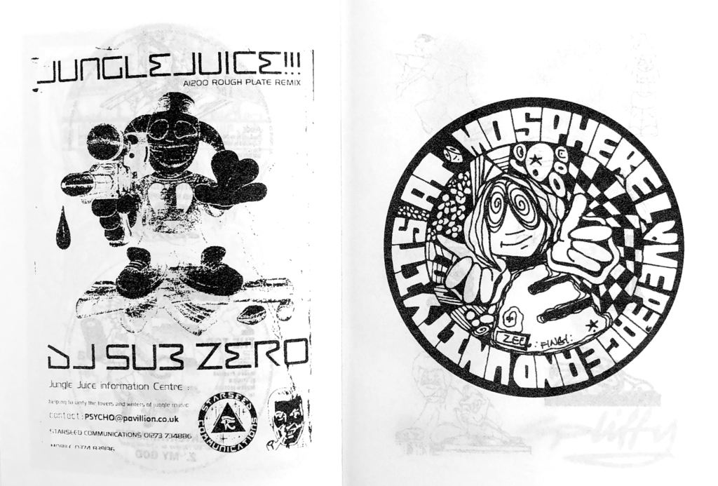 90s UK Jungle Underground Rave Illustration