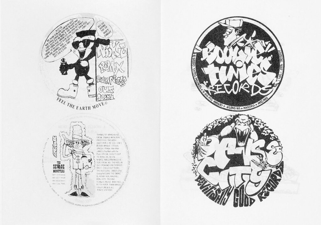 90s UK Jungle Underground Rave Illustration