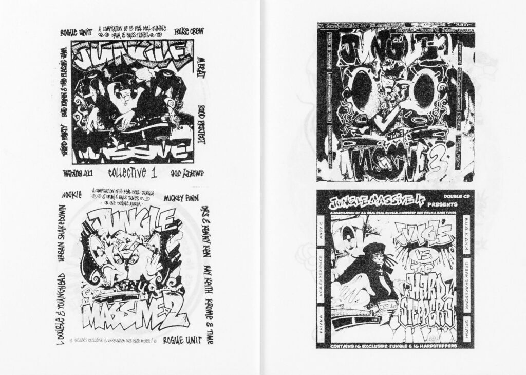 90s UK Jungle Underground Rave Illustration