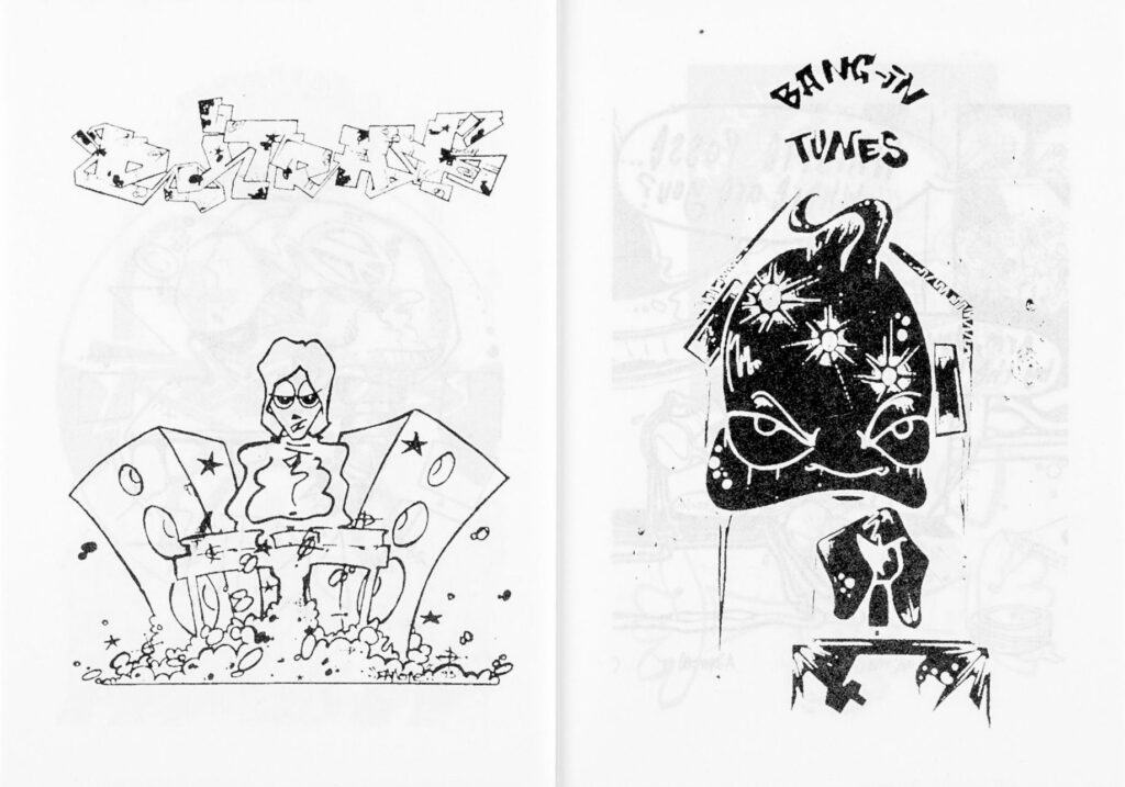 90s UK Jungle Underground Rave Illustration