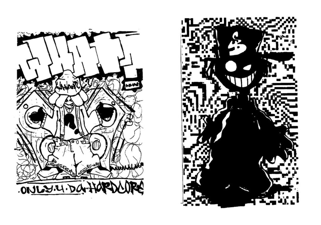 90s UK Jungle Underground Rave Illustration