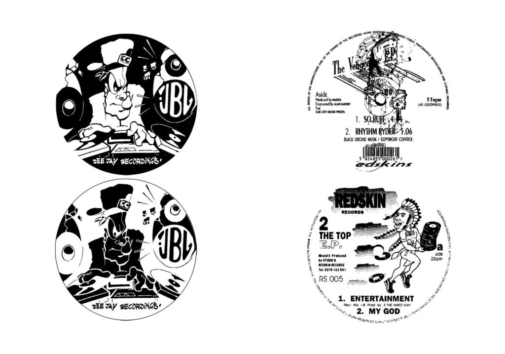 90s UK Jungle Underground Rave Illustration