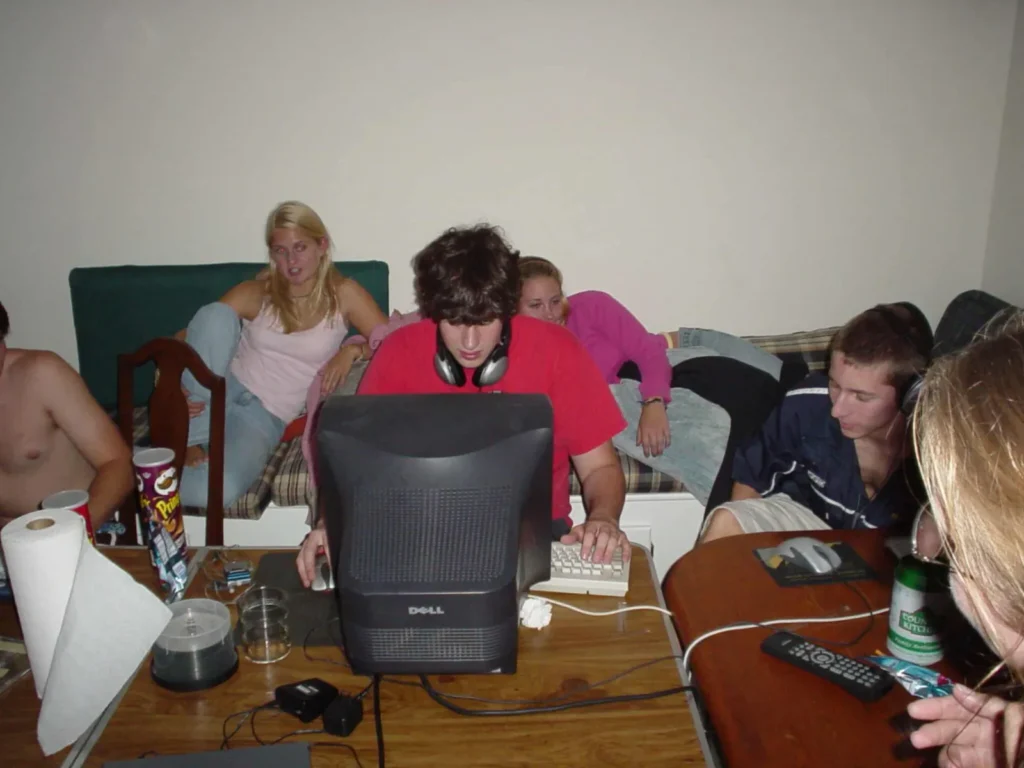 LAN party multiplayer gaming classic photo