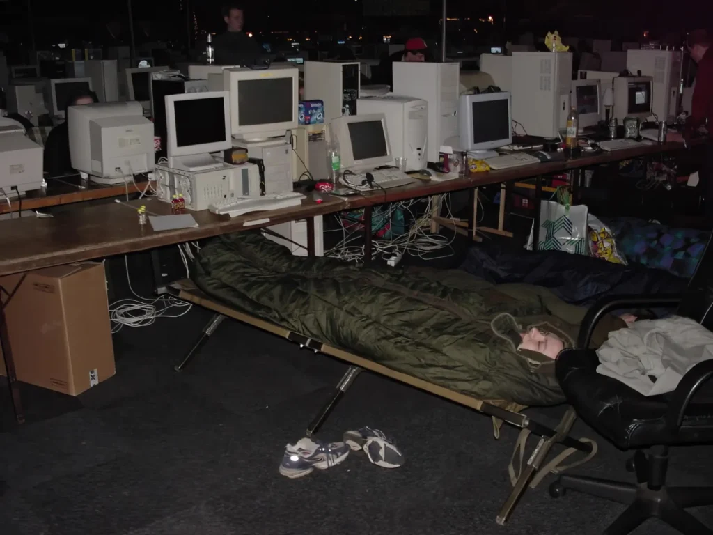 LAN party multiplayer gaming classic photo