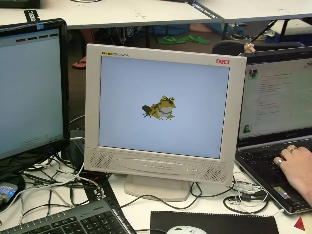 LAN party multiplayer gaming classic photo