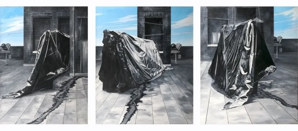 Avant-garde graphic novel The Cage by Canadian artist Martin Vaughn-James