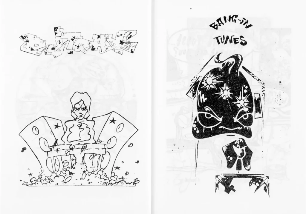 90s UK Jungle Underground Rave Illustration