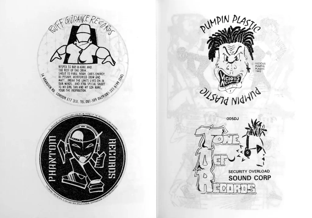 90s UK Jungle Underground Rave Illustration