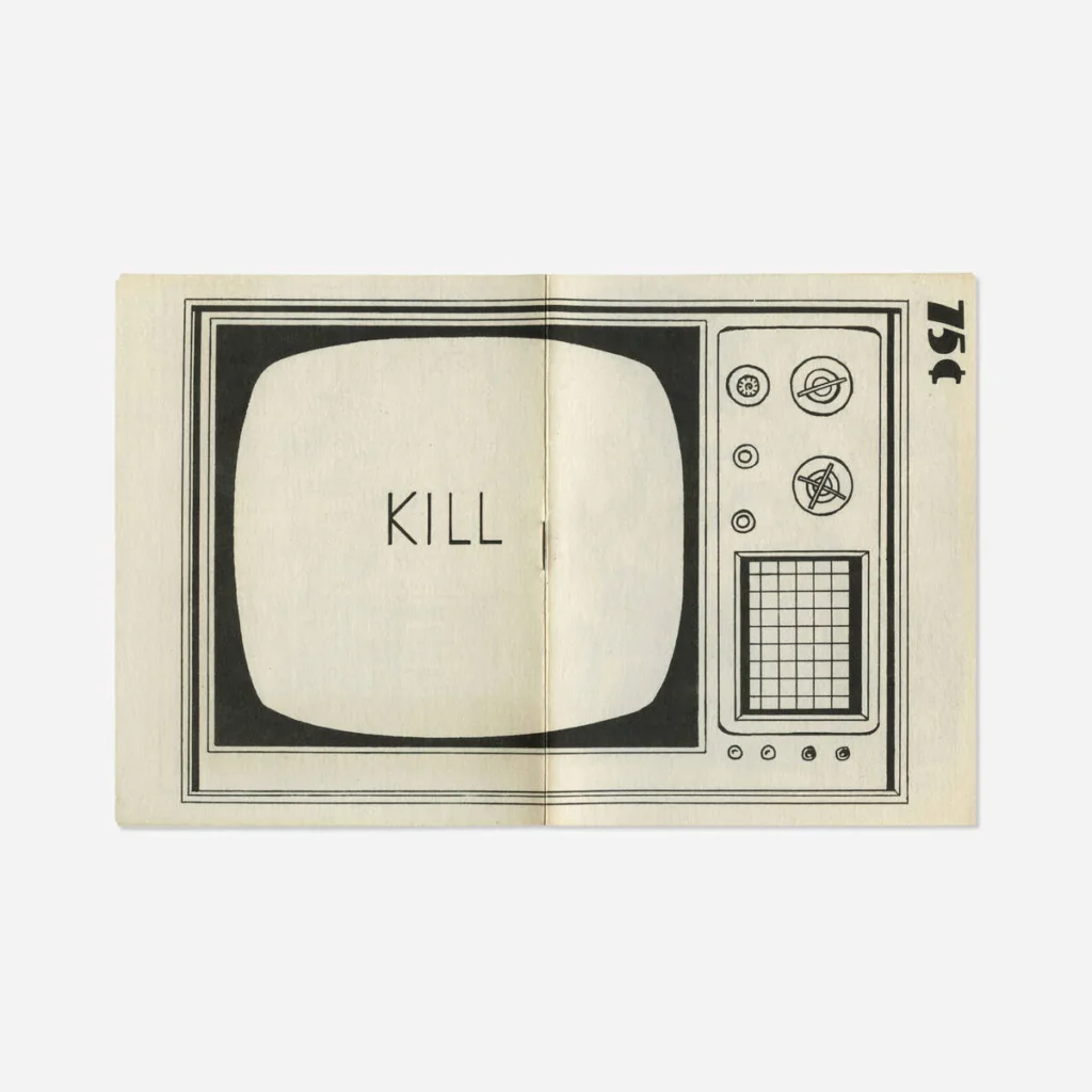 Flyers and art from the 80s California hardcore punk scene by illustrator and Black Flag collaborator Raymond Pettibon