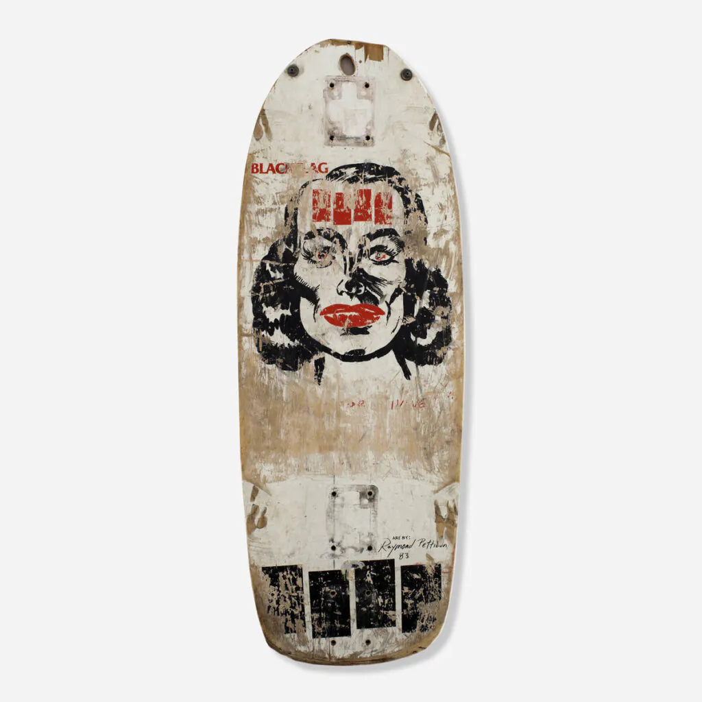 Flyers and art from the 80s California hardcore punk scene by illustrator and Black Flag collaborator Raymond Pettibon