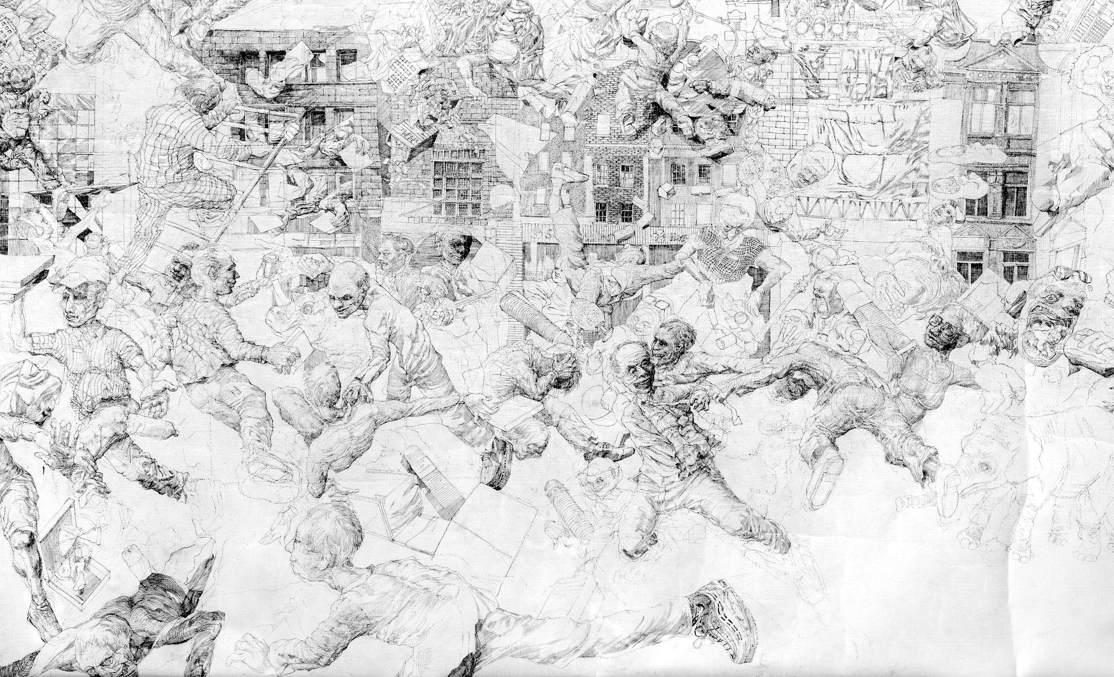 Surrealism Meets Class Divide: Louis Pohl Koseda’s Art Is What the UK Feels Like Right Now