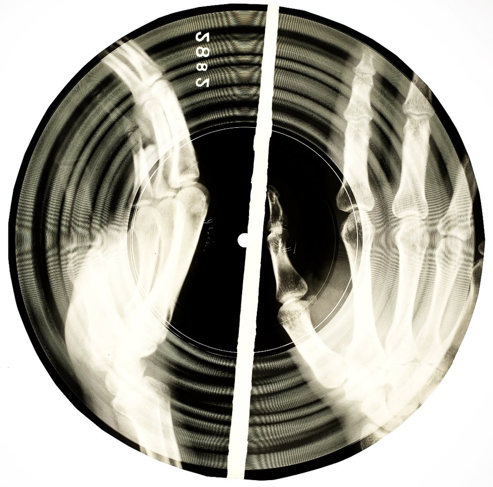 Soviet Russian Underground X-Ray Music Bone Record