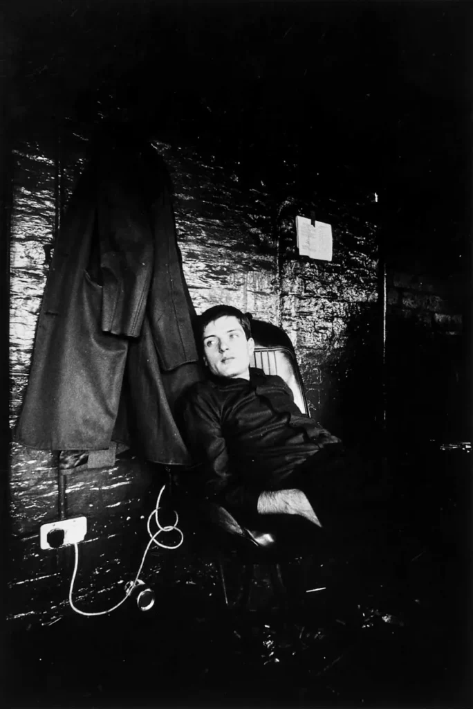 Ian Curtis and Joy Division at TJ Davidson’s Rehearsal Room, Manchester, 1979