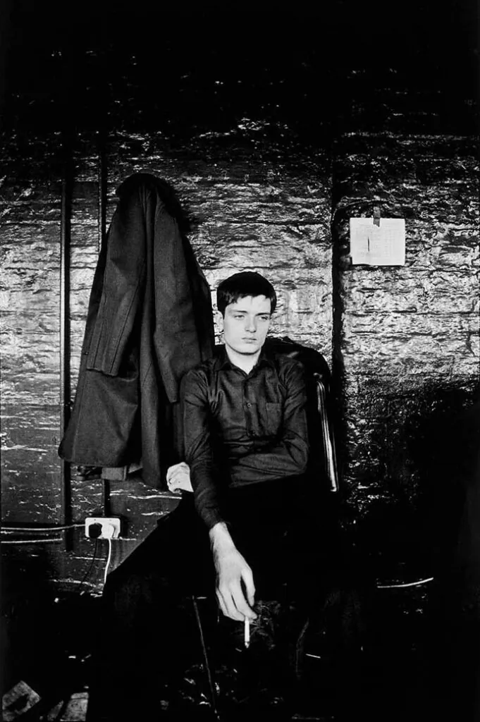 Ian Curtis and Joy Division at TJ Davidson’s Rehearsal Room, Manchester, 1979