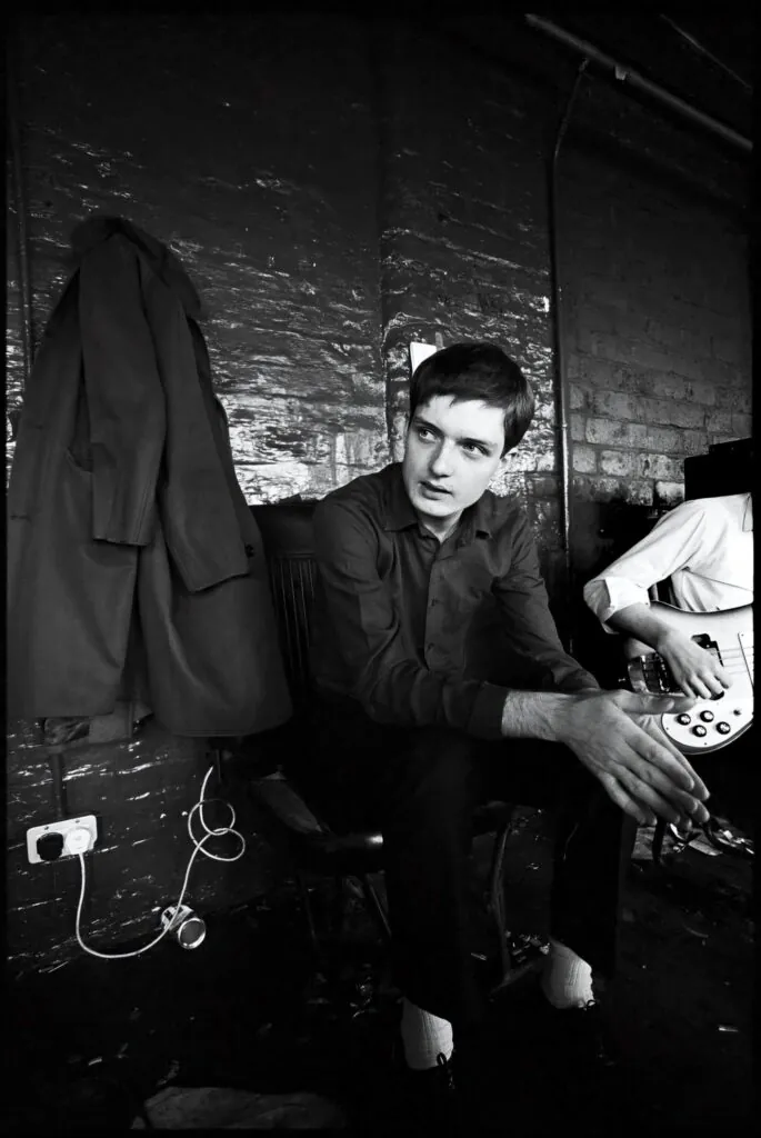 Ian Curtis and Joy Division at TJ Davidson’s Rehearsal Room, Manchester, 1979