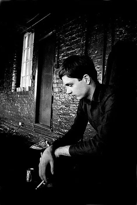 Ian Curtis and Joy Division at TJ Davidson’s Rehearsal Room, Manchester, 1979