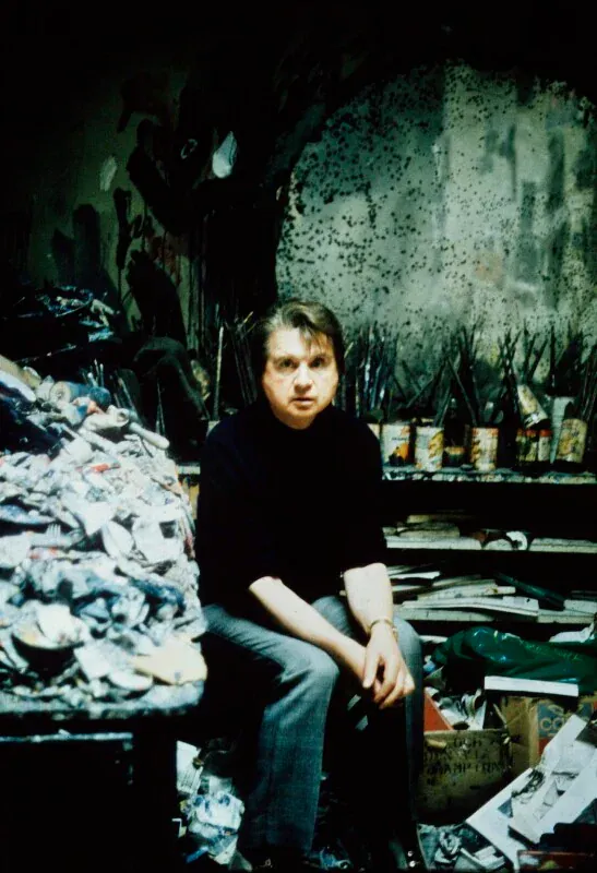 Francis Bacon in his studio, Peter Stark
