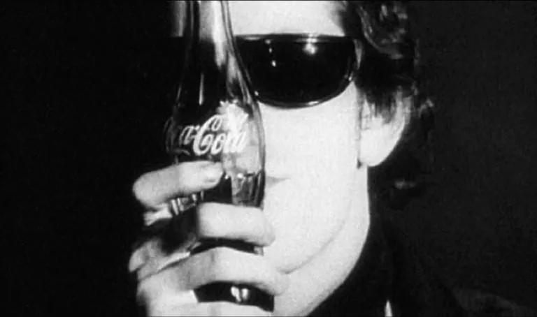 Stills of Lou Reed from Andy Warhol's screen test