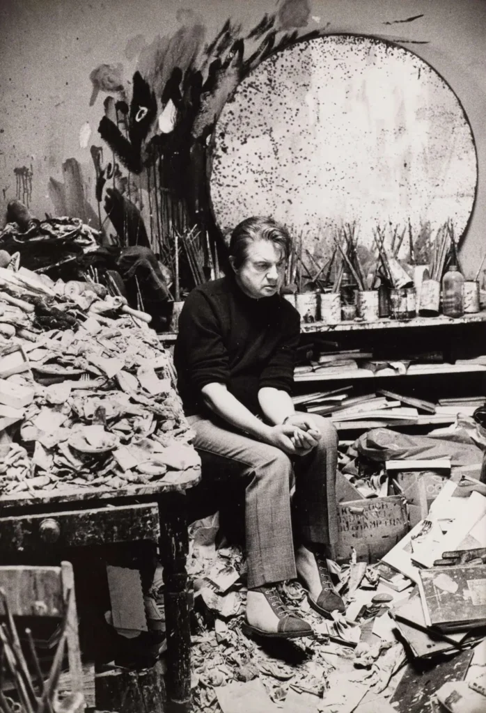 Francis Bacon in his studio, Peter Stark