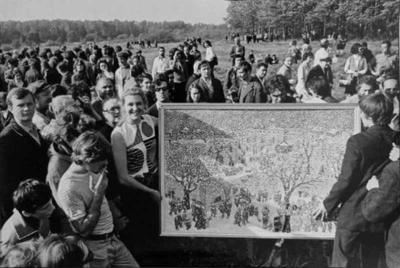 Soviet Art Bulldozer Exhibition