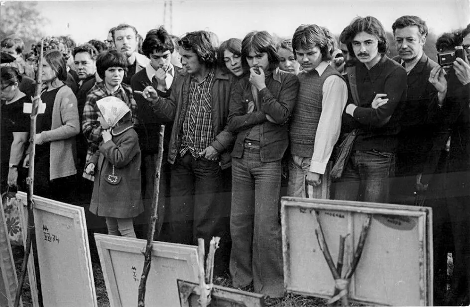 Soviet Art Bulldozer Exhibition