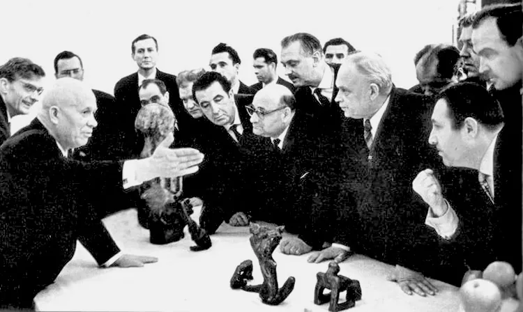 Soviet Art Bulldozer Exhibition