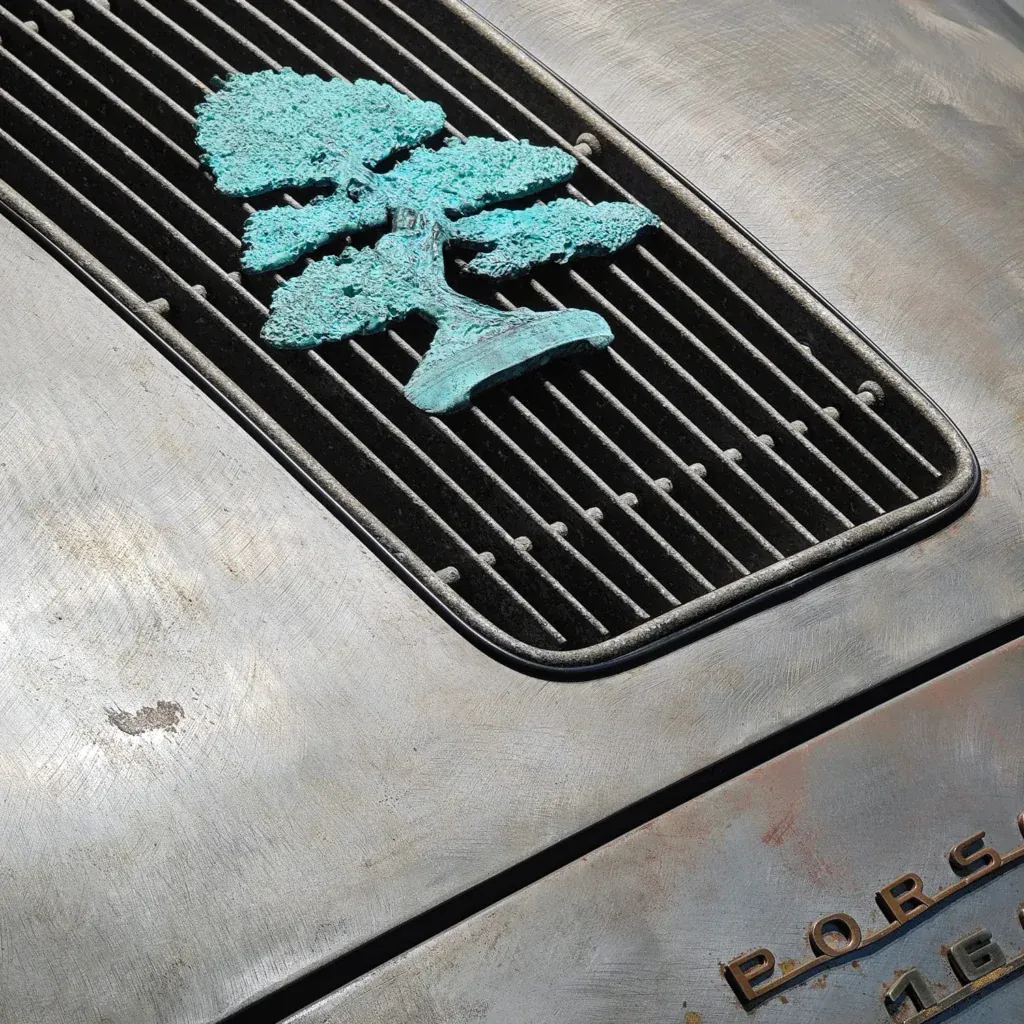 Bonsai Porsche 356 by Daniel Arsham