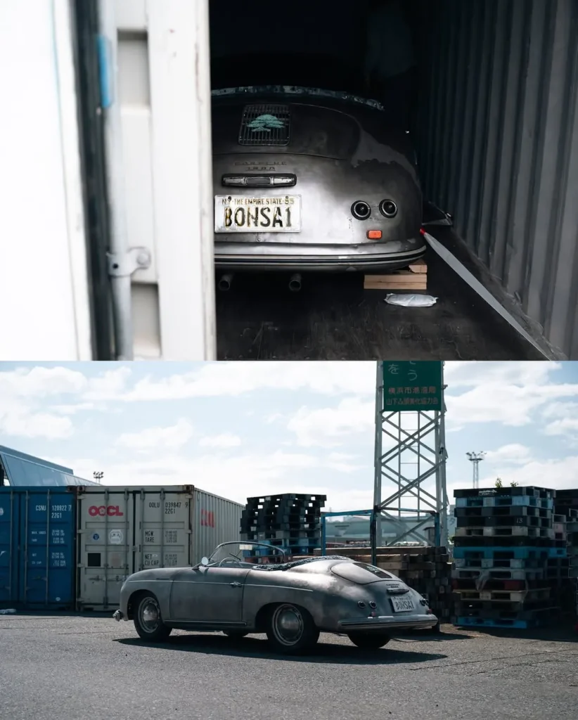 Bonsai Porsche 356 by Daniel Arsham