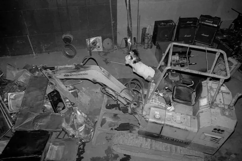 Hanatarash Yamantaka Eye Bulldozer Japanese Noise Concert in Tokyo