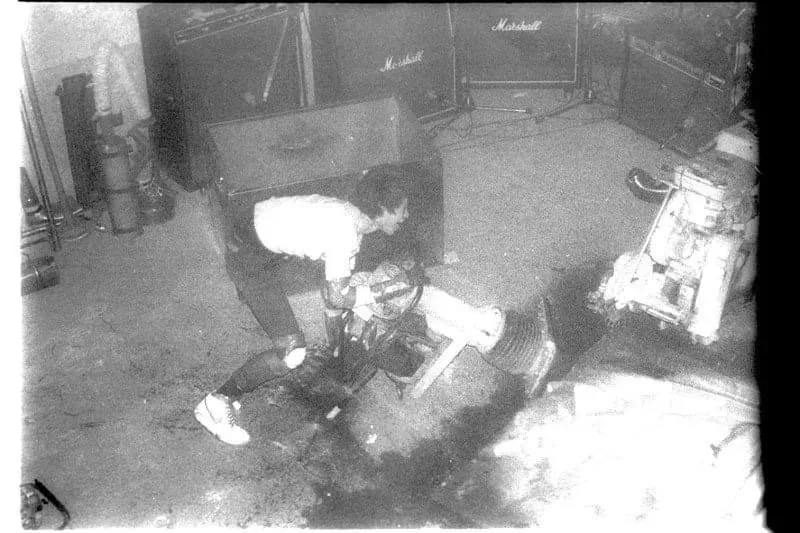 Hanatarash Yamantaka Eye Bulldozer Japanese Noise Concert in Tokyo