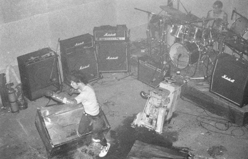 Hanatarash Yamantaka Eye Bulldozer Japanese Noise Concert in Tokyo