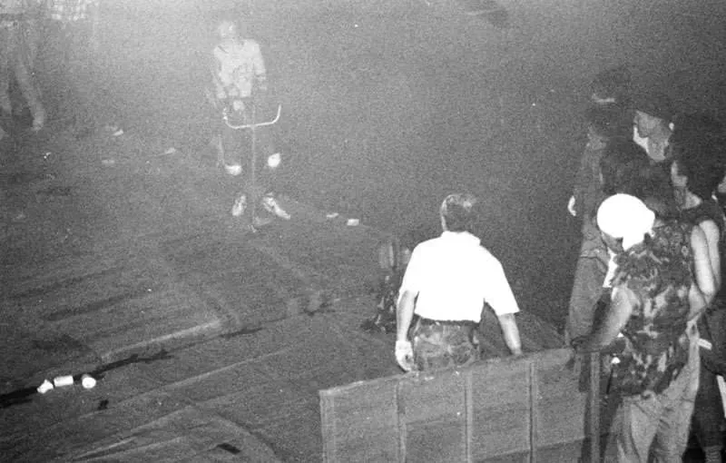 Hanatarash Yamantaka Eye Bulldozer Japanese Noise Concert in Tokyo