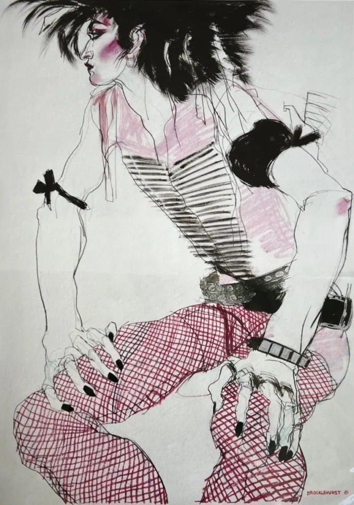 Jo Brocklehurst Punk Fashion Illustration