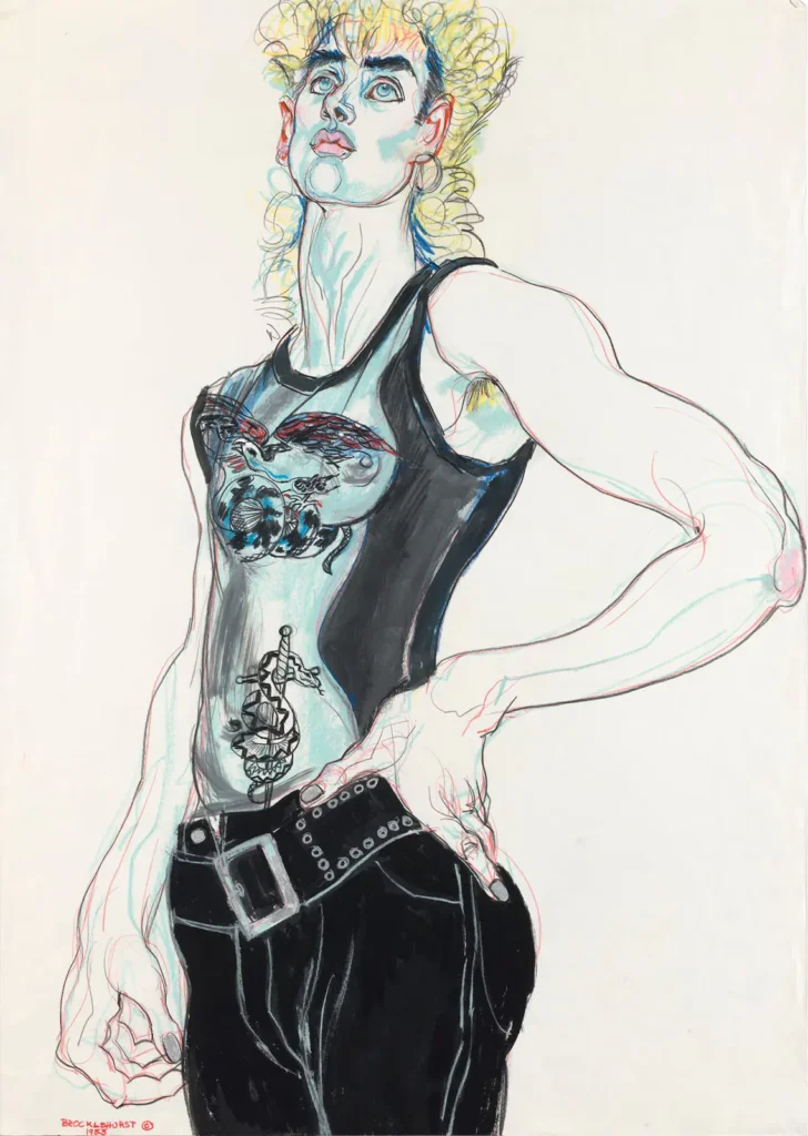Jo Brocklehurst Punk Fashion Illustration