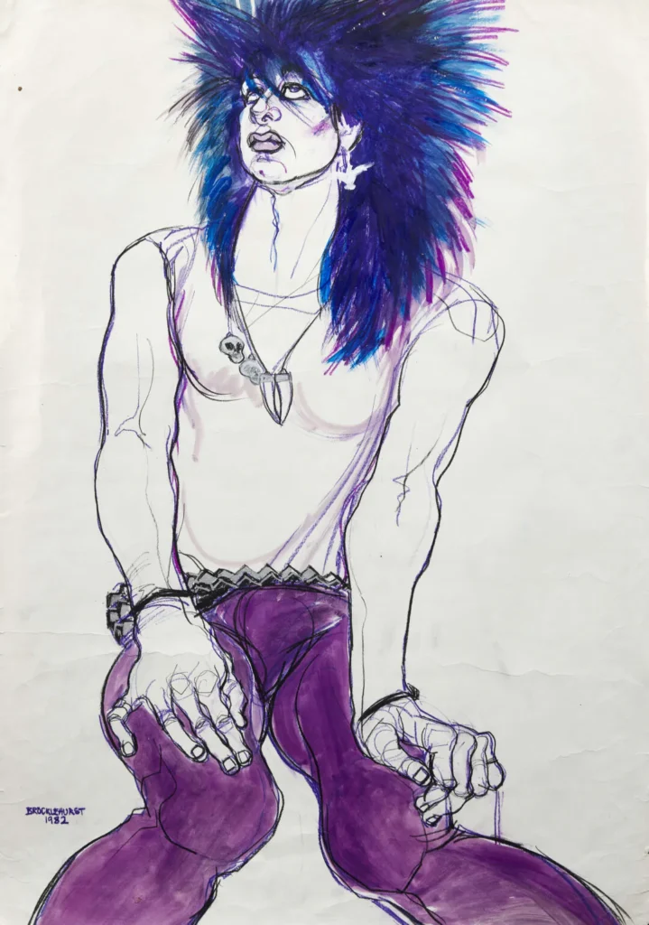 Jo Brocklehurst Punk Fashion Illustration