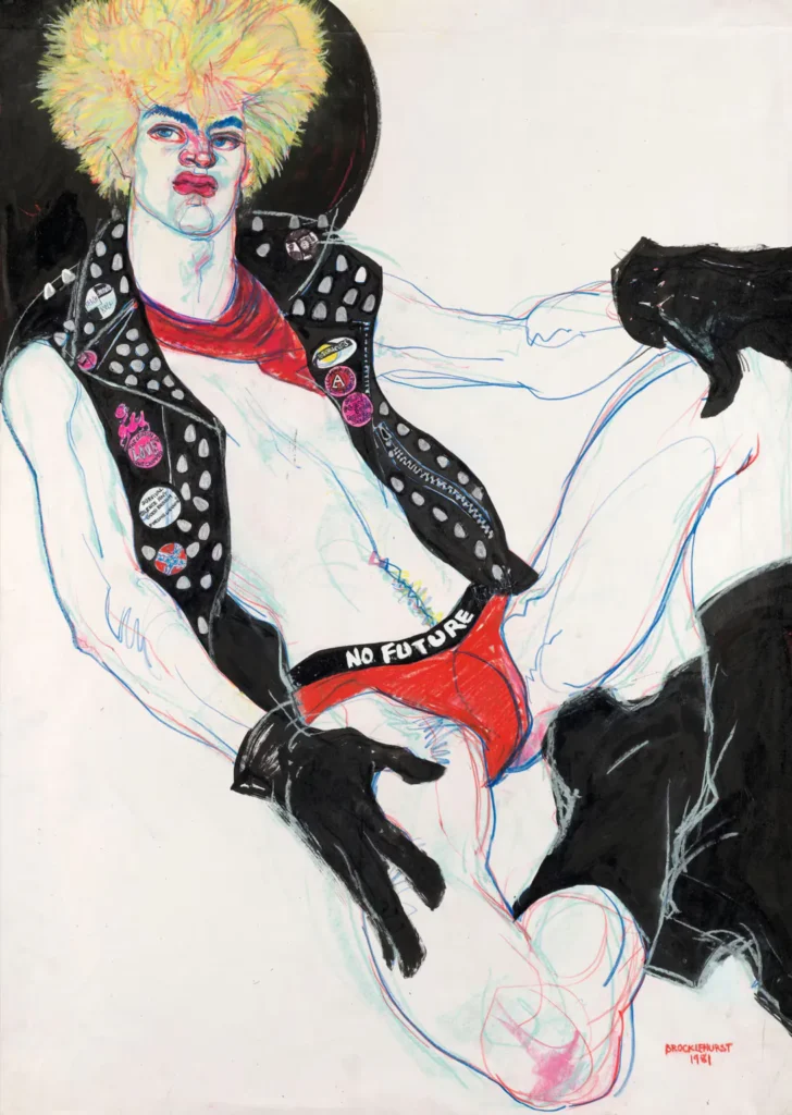 Jo Brocklehurst Punk Fashion Illustration