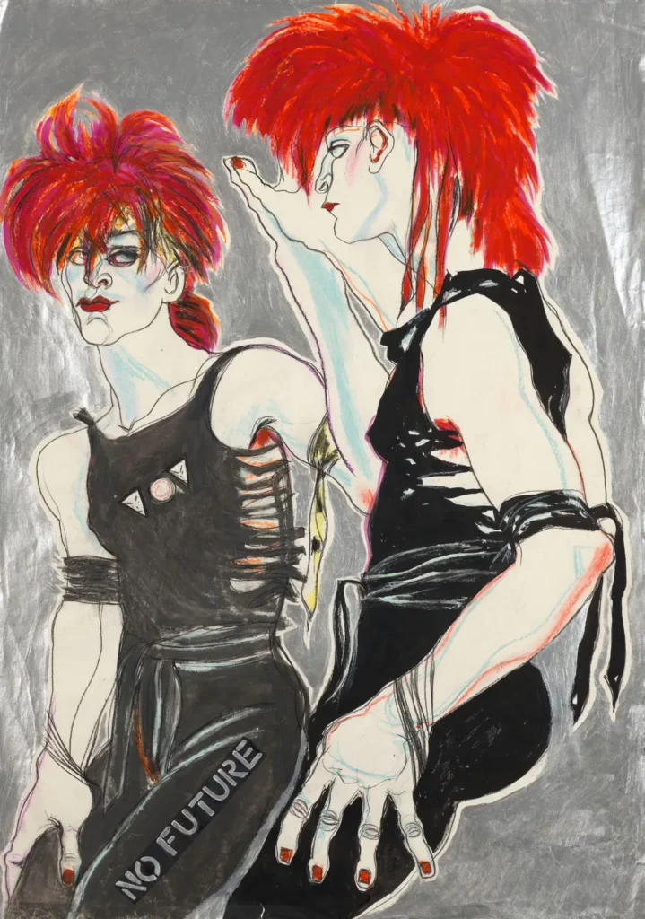 Jo Brocklehurst Punk Fashion Illustration