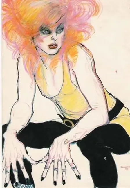 Jo Brocklehurst Punk Fashion Illustration