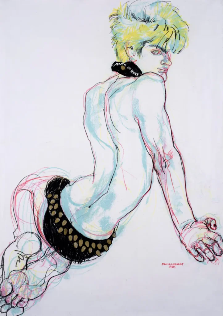 Jo Brocklehurst Punk Fashion Illustration