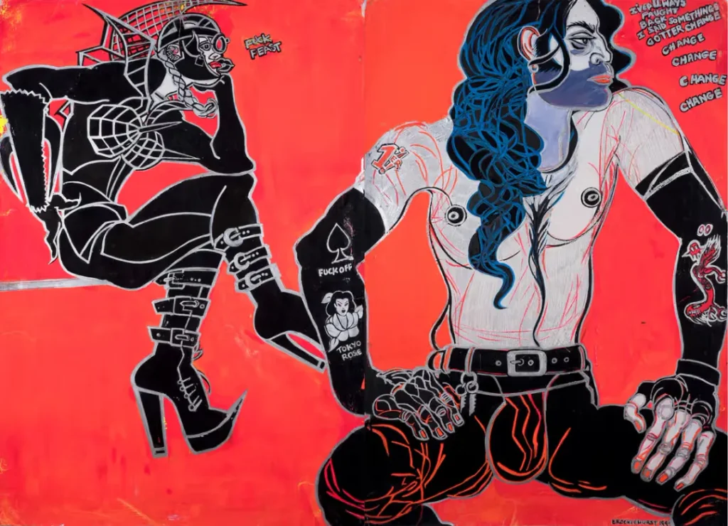 Jo Brocklehurst Punk Fashion Illustration