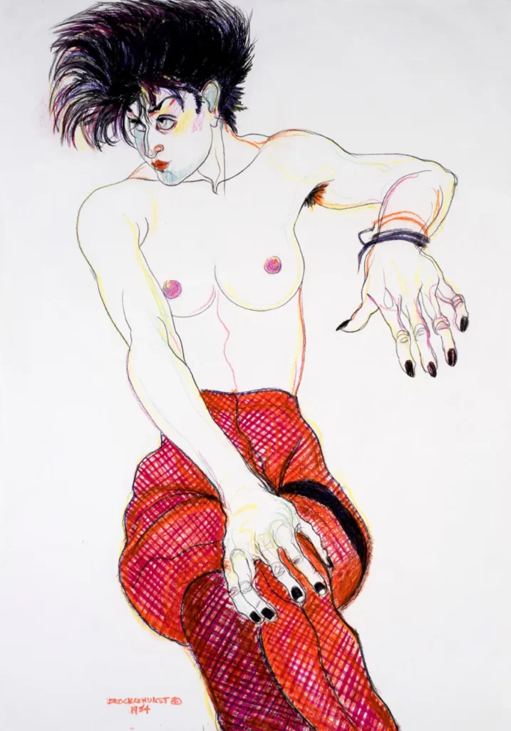 Jo Brocklehurst Punk Fashion Illustration