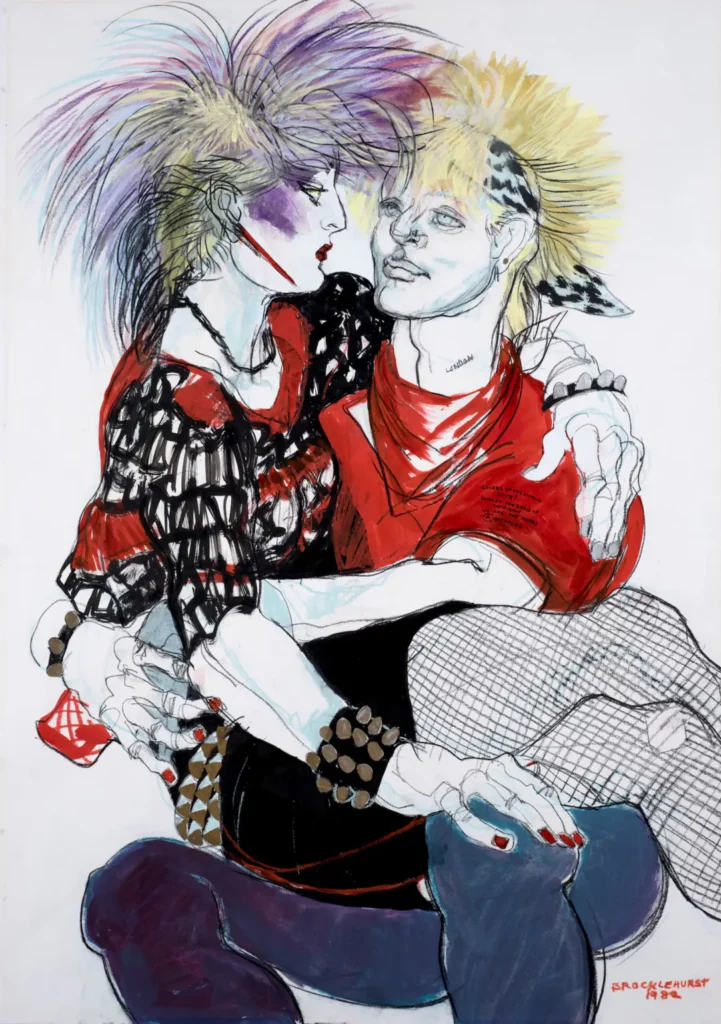 Jo Brocklehurst Punk Fashion Illustration
