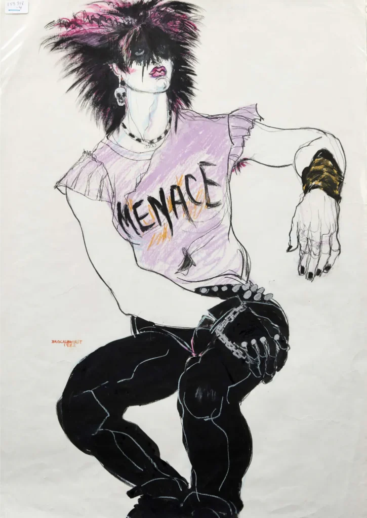 Jo Brocklehurst Punk Fashion Illustration