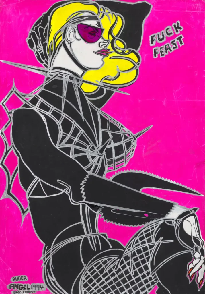Jo Brocklehurst Punk Fashion Illustration
