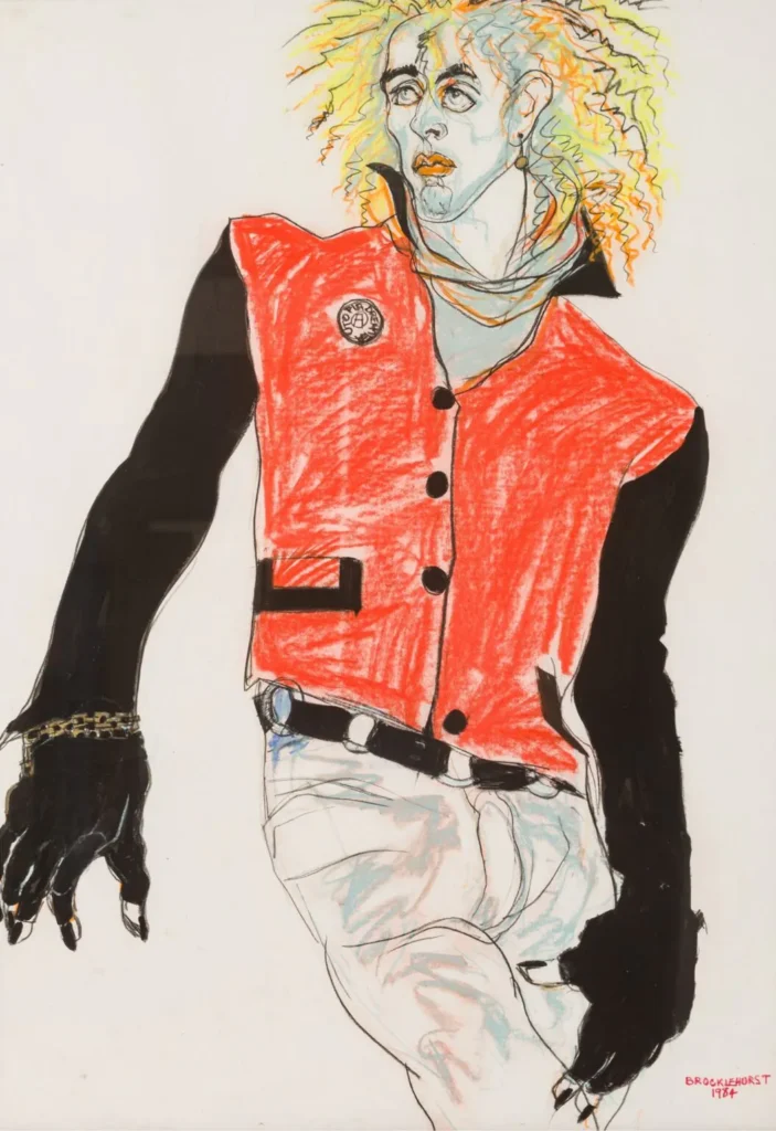 Jo Brocklehurst Punk Fashion Illustration