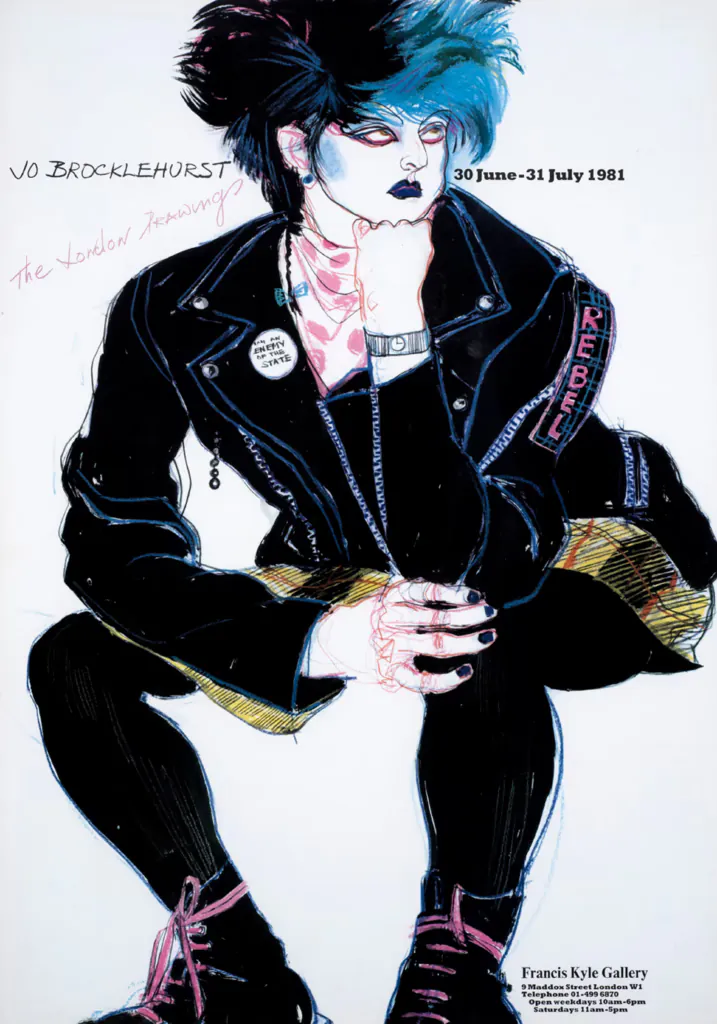 Jo Brocklehurst Punk Fashion Illustration