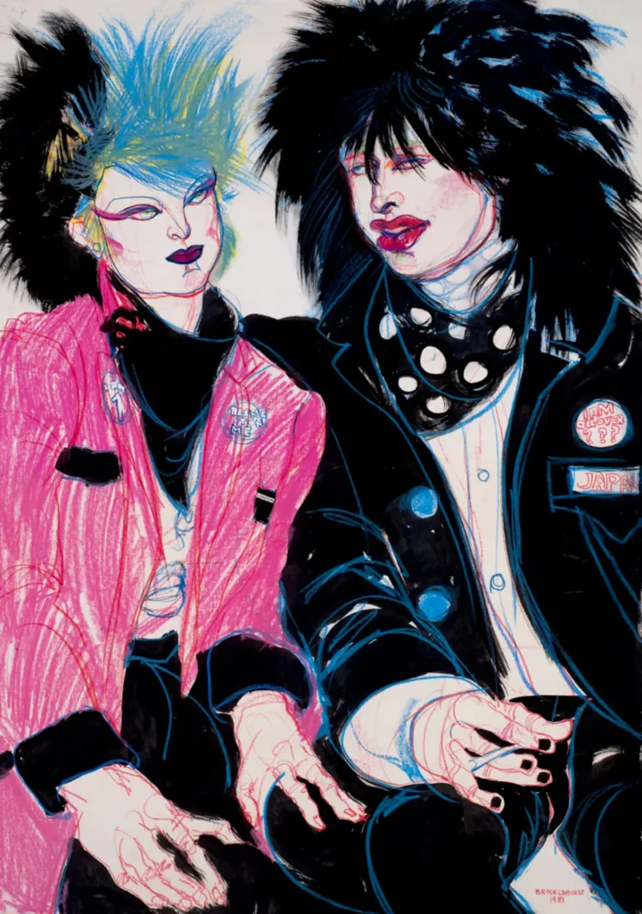Jo Brocklehurst Punk Fashion Illustration