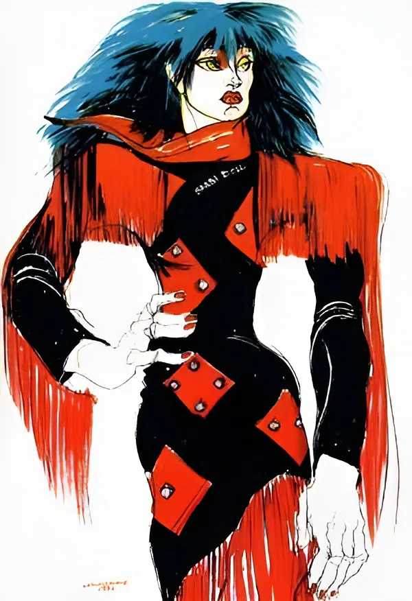 Jo Brocklehurst Punk Fashion Illustration