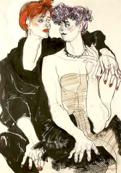 Jo Brocklehurst Punk Fashion Illustration